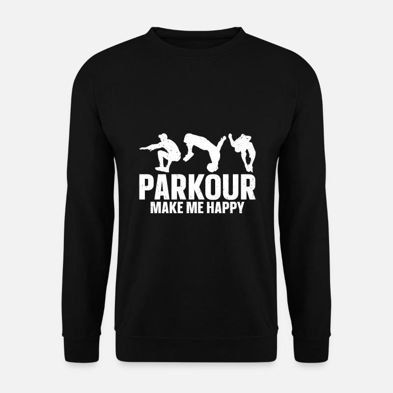 Parkour - Unisex Pullover - Schwarz