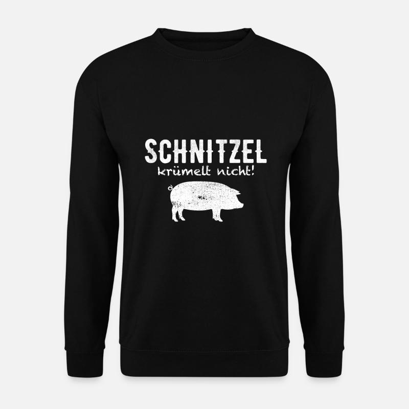 anti vegan Fleisch Grill Geschenk - Unisex Pullover - Schwarz