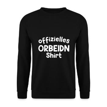 ostdeutsch Ostdeutschland Arbeit Beruf Geschenk - Unisex Pullover - Schwarz - Vorne - Alina (178cm) & Michal (187cm)