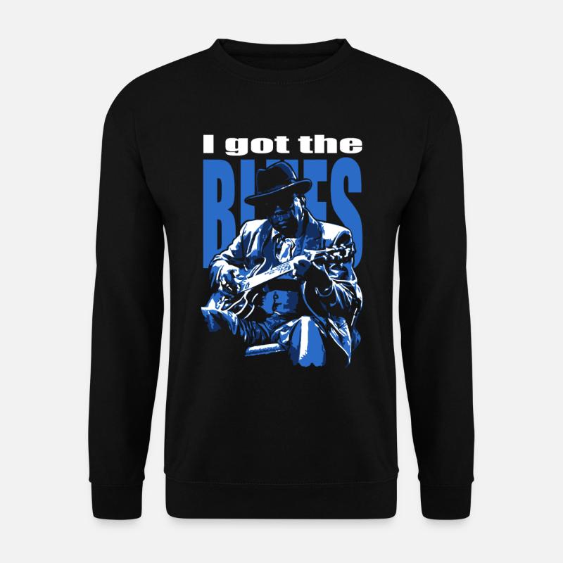 I got the blues - Unisex Pullover - Schwarz