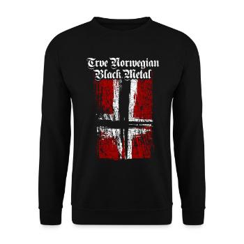 Trve / True Black Metal norvégien - Sweat-shirt Unisexe - noir - Devant - Alina (178cm) & Michal (187cm)