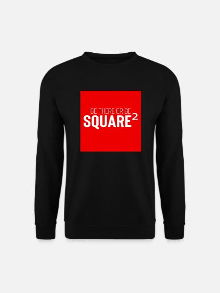 Square Streetwear: Fun & Clear Statement - Unisex Sweatshirt - black