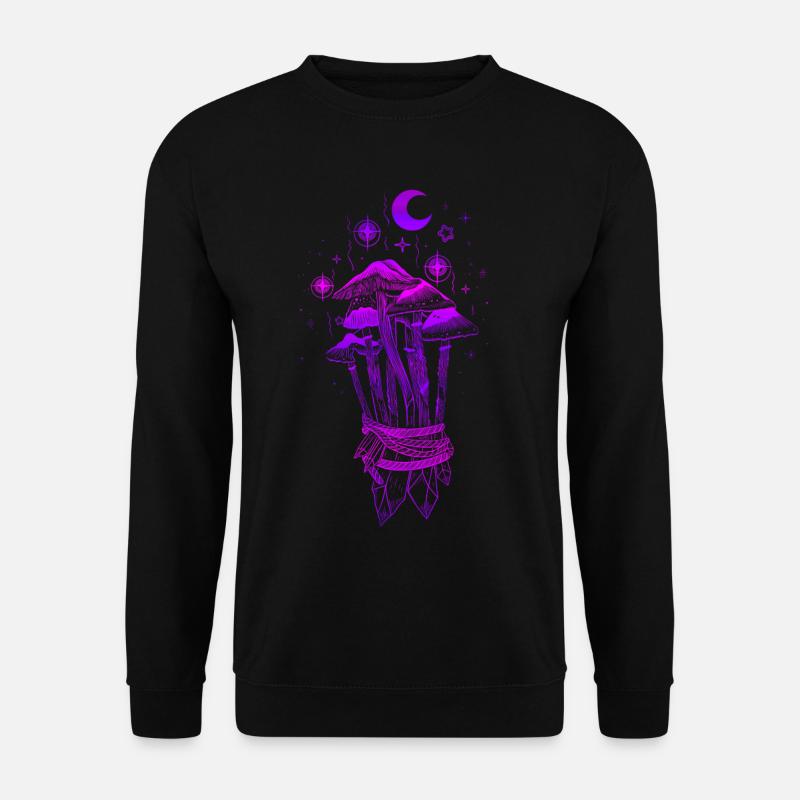 Mushrooms Magic Magic Mushrooms - Unisex Sweatshirt - black