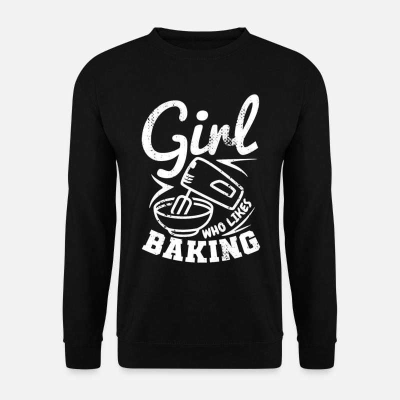 Fille qui aime cuisiner - Sweat-shirt Unisexe - noir