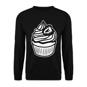 Torten Skizze - Unisex Pullover - Schwarz - Vorne - Alina (178cm) & Michal (187cm)