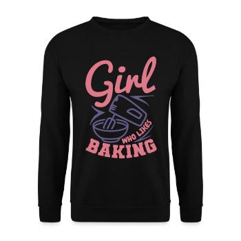 Boulanger - Sweat-shirt Unisexe - noir - Devant - Alina (178cm) & Michal (187cm)