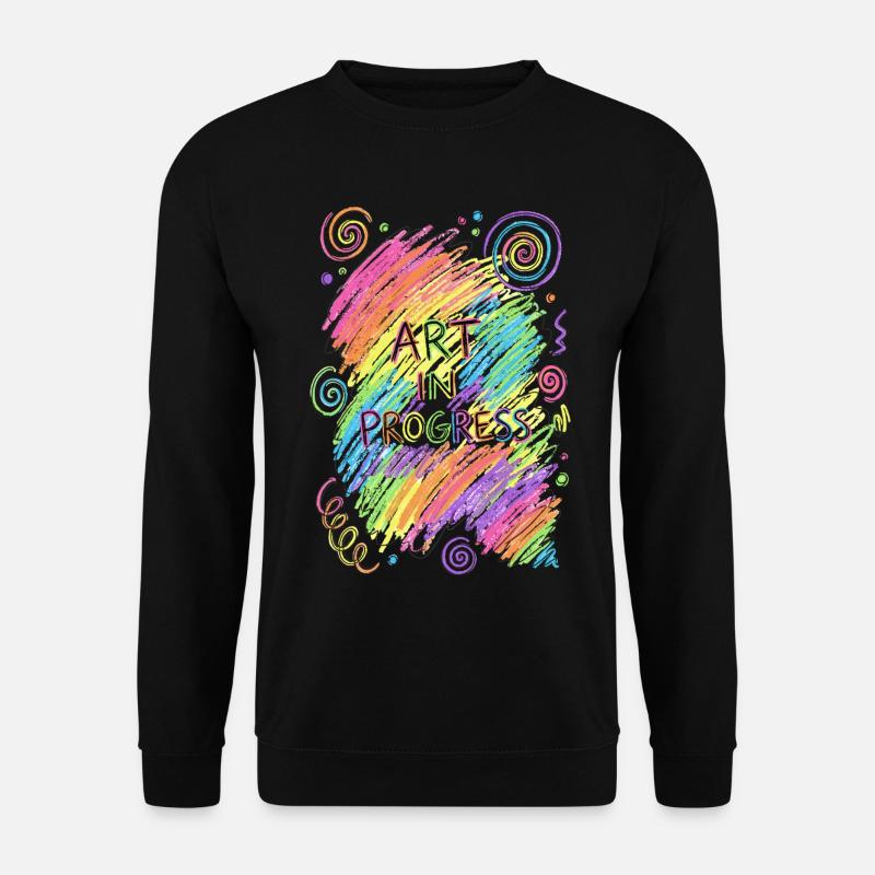Art In Progress Doodle - Unisex Sweatshirt - black