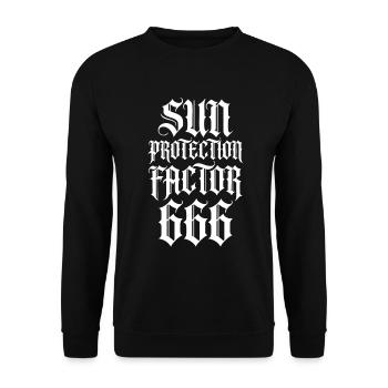 Sortilège de Provocation Gothique - Sweat-shirt Unisexe - noir - Devant - Alina (178cm) & Michal (187cm)