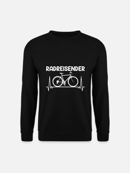 Radreisender Fahrrad Radfahrer Geschenk - Unisex Pullover - Schwarz