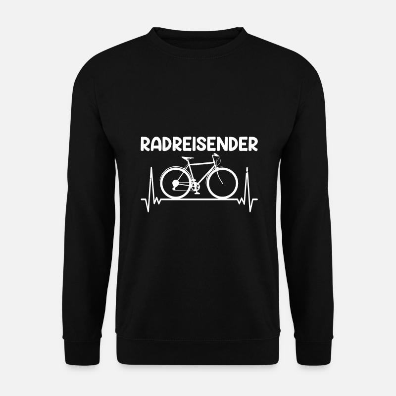 Radreisender Fahrrad Radfahrer Geschenk - Unisex Pullover - Schwarz