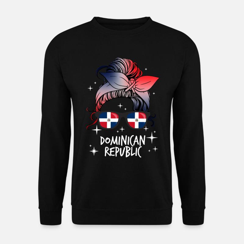 Dominikanische Republik - Unisex Pullover - Schwarz