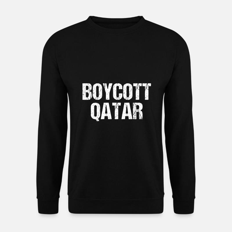 Boykott Katar Geschenk - Unisex Pullover - Schwarz