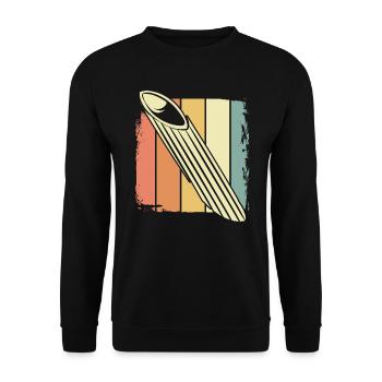 noodle - Unisex Sweatshirt - black - Front - Alina (178cm) & Michal (187cm)
