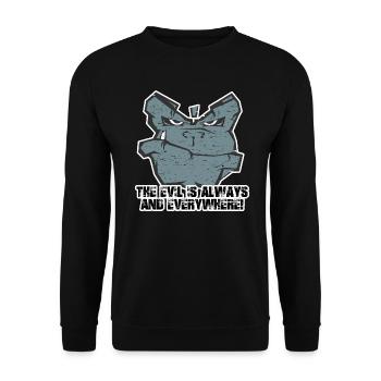 Gorilla - Le mal est toujours et partout - Sweat-shirt Unisexe - noir - Devant - Alina (178cm) & Michal (187cm)