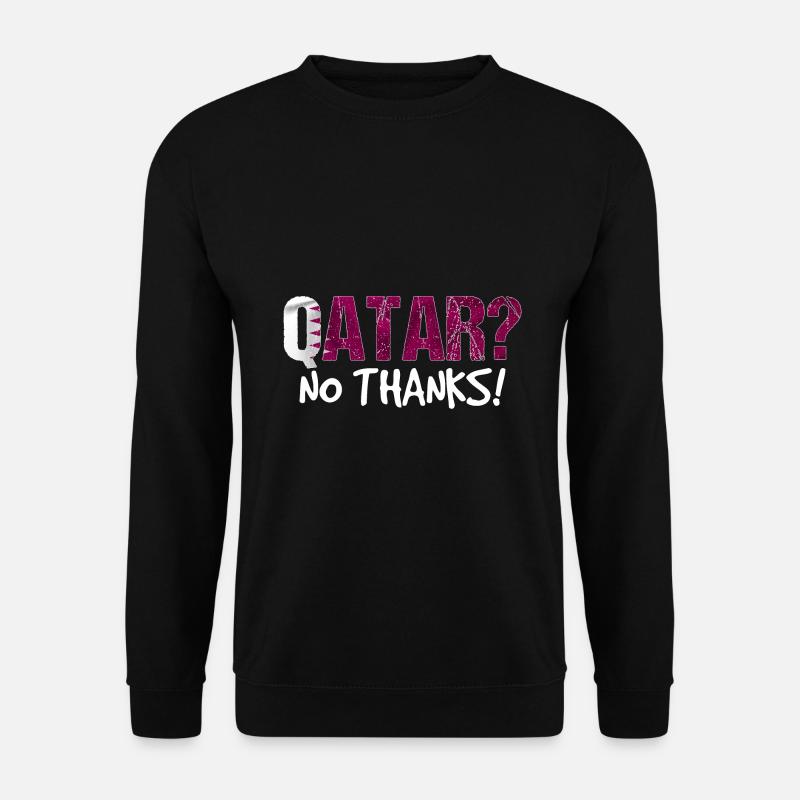 Qatar Boycott Flag Gift - Unisex Sweatshirt - black