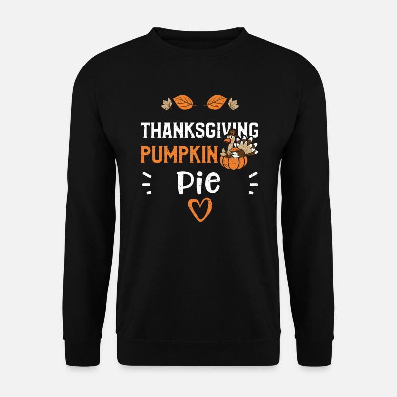 Thanksgiving Pumpkin Pie - Unisex Sweatshirt - black