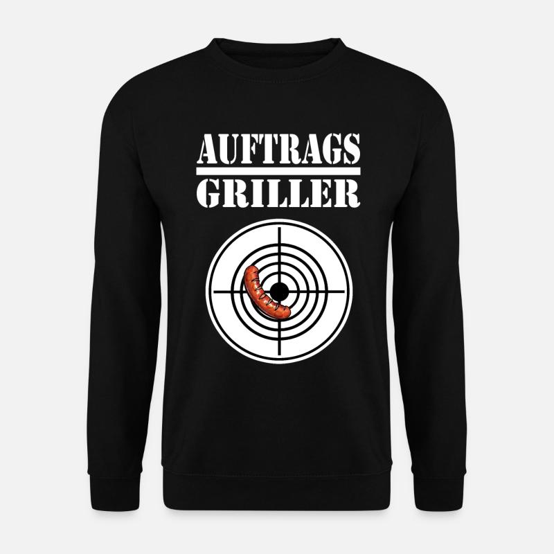 Commande griller - Permis de griller - Sweat-shirt Unisexe - noir