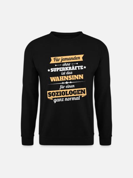 Soziologe Held - Unisex Pullover - Schwarz