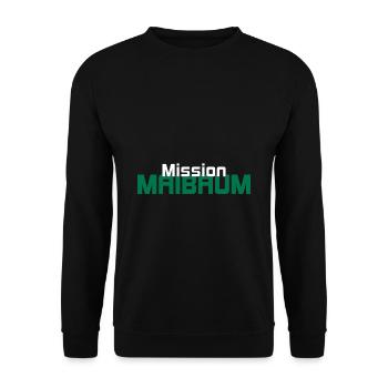 Mission Maibaum Aufpasser Shirt - Unisex Pullover - Schwarz - Vorne - Alina (178cm) & Michal (187cm)