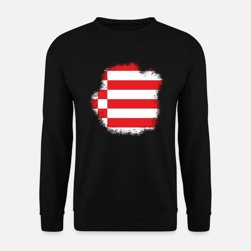 Bremen Flag Bremen Flag - Unisex Sweatshirt - black