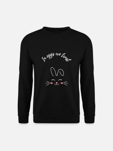 Easter Sayings Gift - Unisex Sweatshirt - black