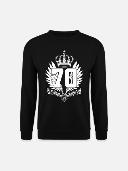 70TH BIRTHDAY 70 YEARS - Unisex Sweatshirt - black