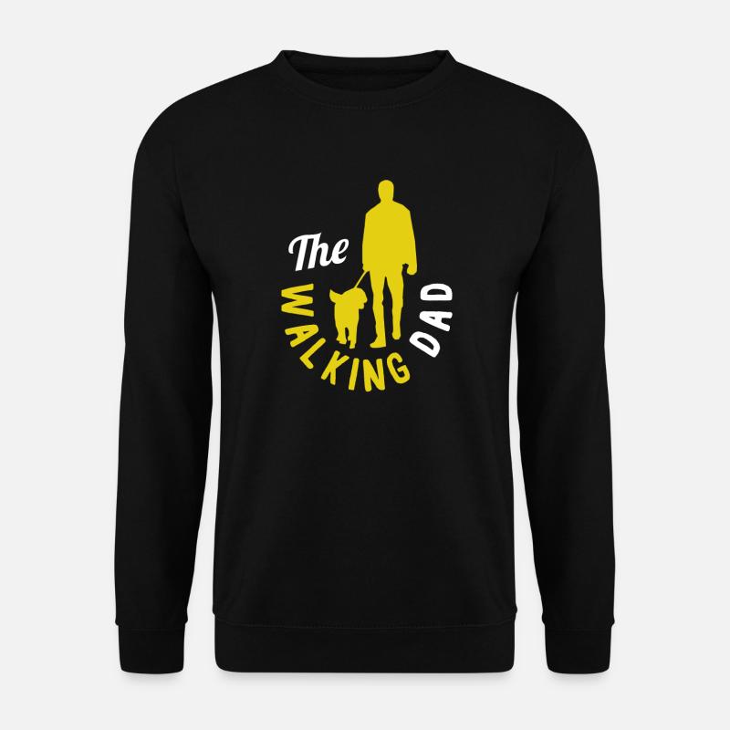 The walking dad - Unisex Pullover - Schwarz