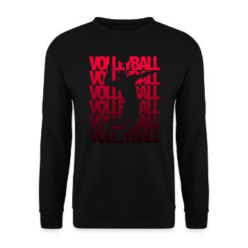 Volleyball - Unisex Pullover - Schwarz - Vorne - Alina (178cm) & Michal (187cm)