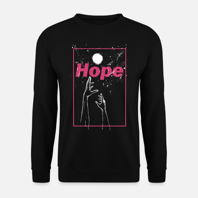 Hope Graphic - Unisex Sweatshirt - black