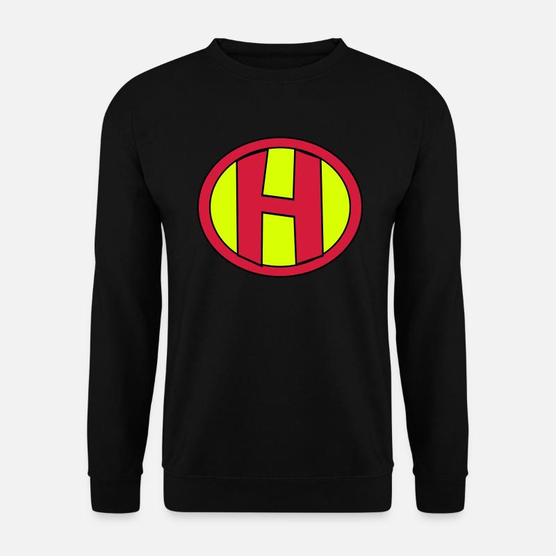 Super, Superheld, Superheldin, Hero, H - Sweat-shirt Unisexe - noir