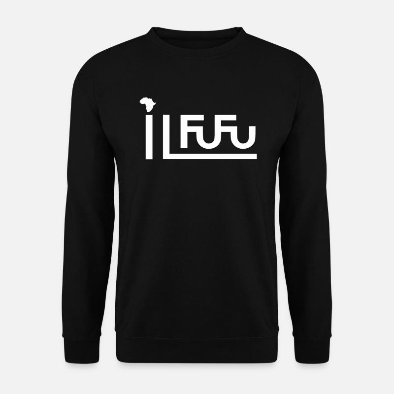 FuFu White - Unisex Sweatshirt - black
