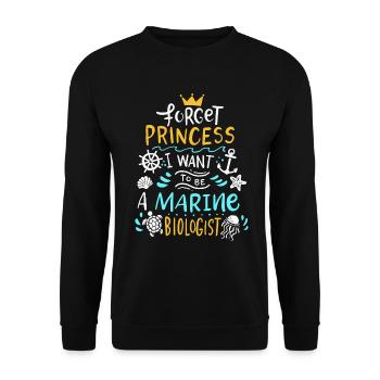 Marine biology Marine biologist Marine biologist - Unisex Sweatshirt - black - Front - Alina (178cm) & Michal (187cm)