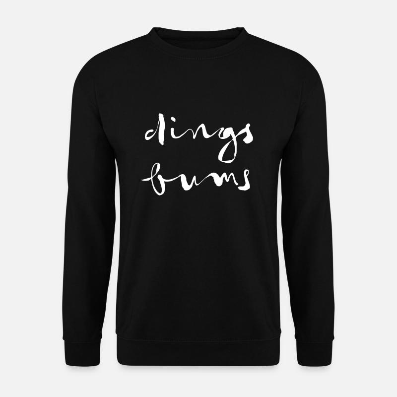 dingsbums - Unisex Pullover - Schwarz