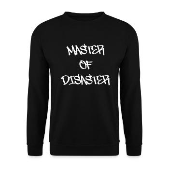 master of disaster - Unisex Sweatshirt - black - Front - Alina (178cm) & Michal (187cm)