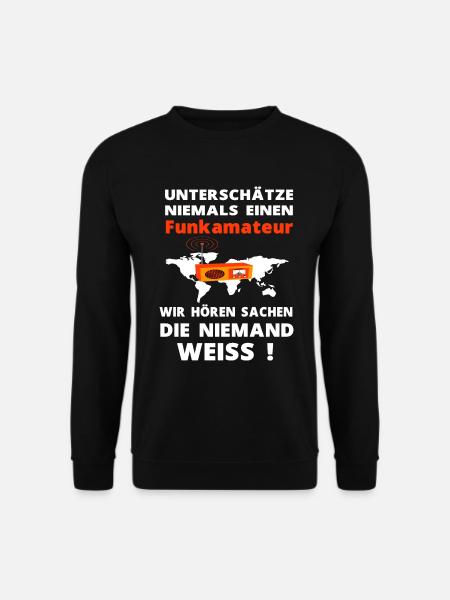 Funkamateur Amateurfunker Funker Hobby - Unisex Pullover - Schwarz