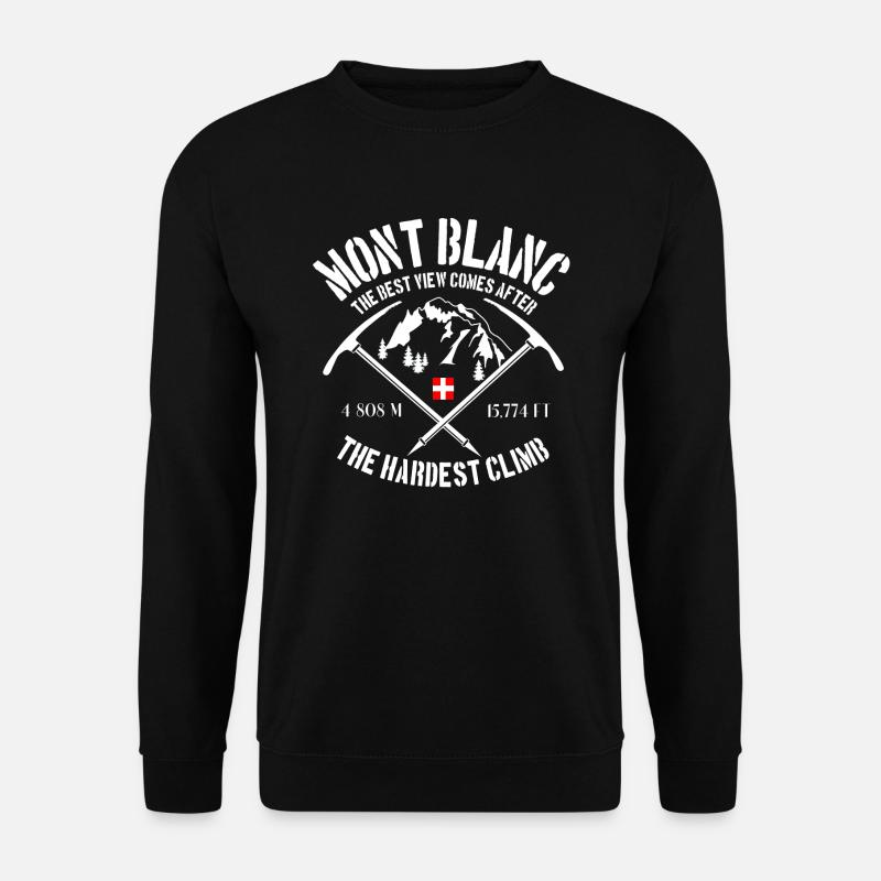 Mont Blanc - Unisex Sweatshirt - black