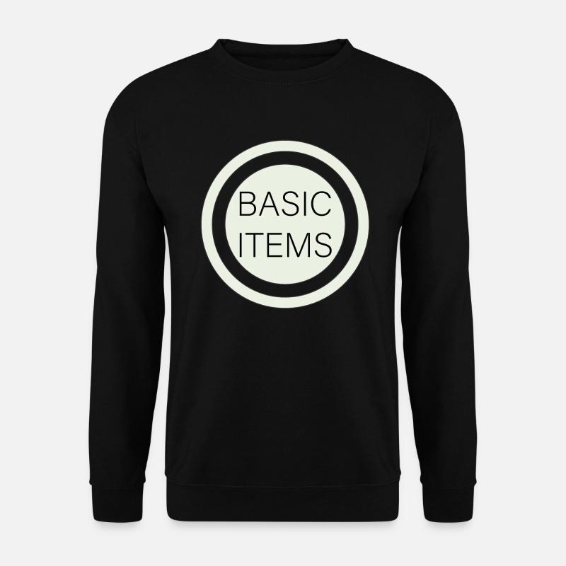 Basic Items - Sweat-shirt Unisexe - noir