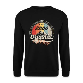 May 2000 | Vintage 2000 Anniversary | May 2000 - Unisex Sweatshirt - black - Front - Alina (178cm) & Michal (187cm)
