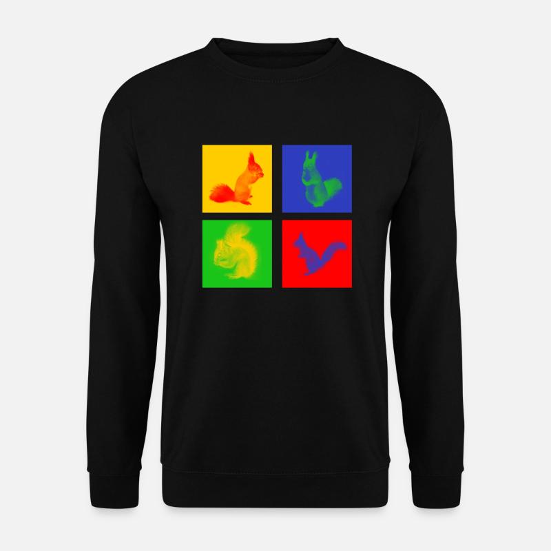 Eichhörnchen - Unisex Pullover - Schwarz