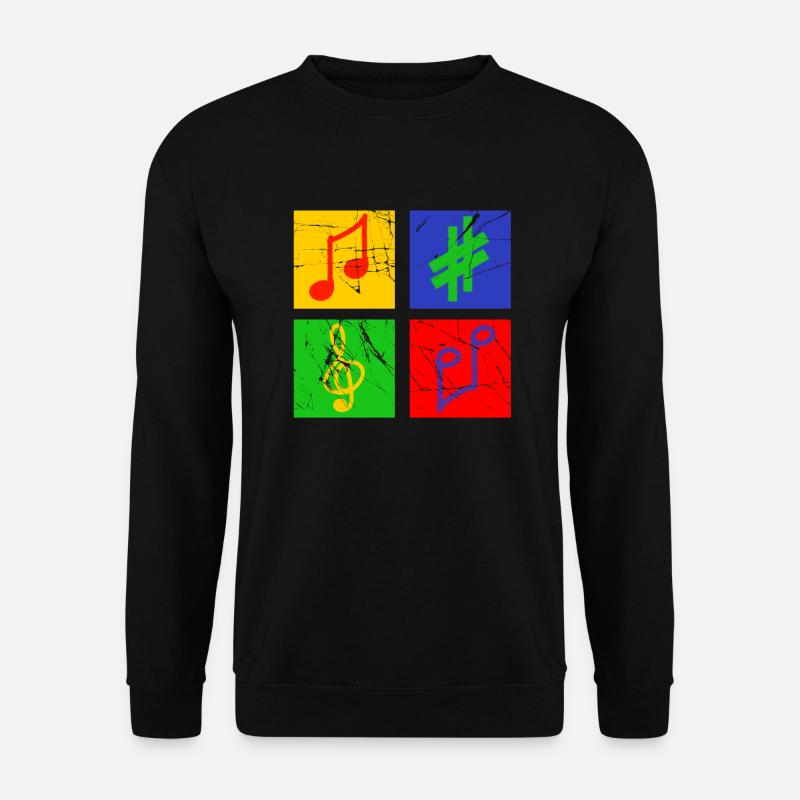 Musik - Unisex Pullover - Schwarz
