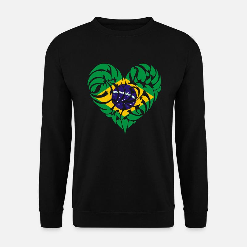Brasilien - Unisex Pullover - Schwarz