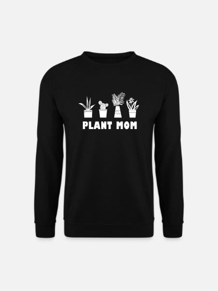 Plant Mom - Sweat-shirt Unisexe - noir