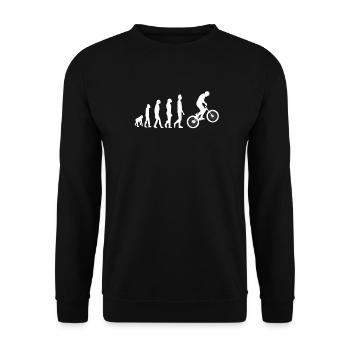 Trials Mountainbike Trial Evolution - Unisex Pullover - Schwarz - Vorne - Alina (178cm) & Michal (187cm)
