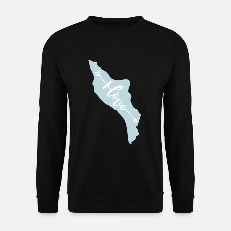 Il d'Oléron Ich liebe - Unisex Pullover - Schwarz