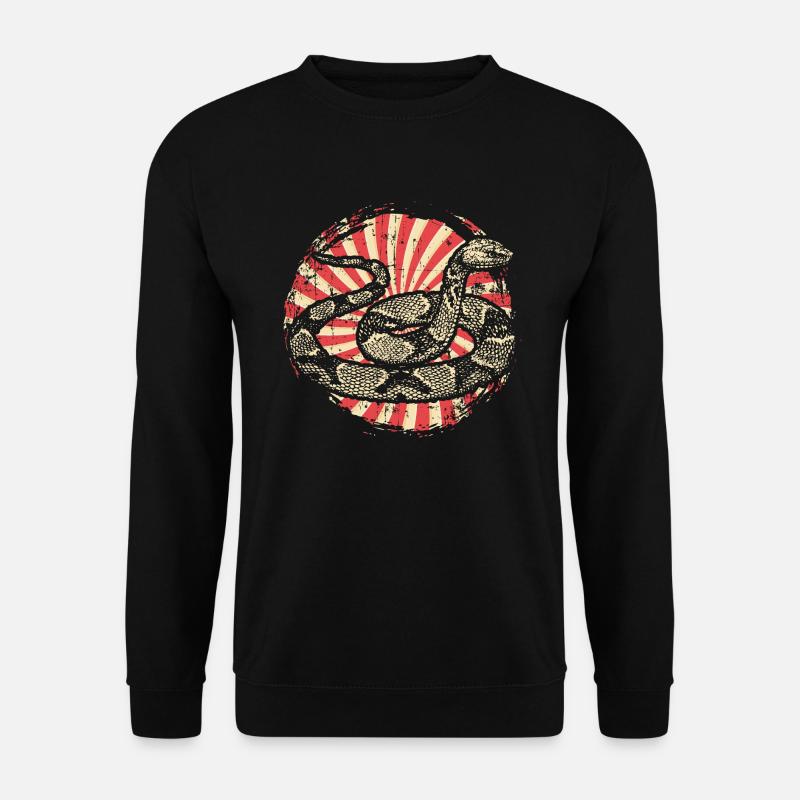 Schlange - Unisex Pullover - Schwarz