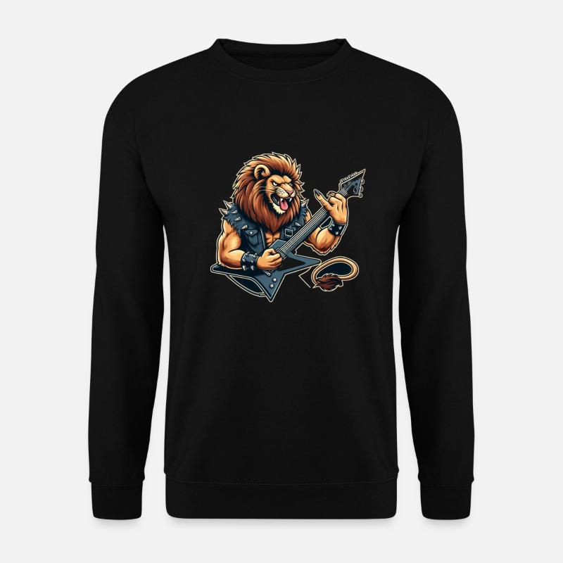 Lion à bascule - Sweat-shirt Unisexe - noir