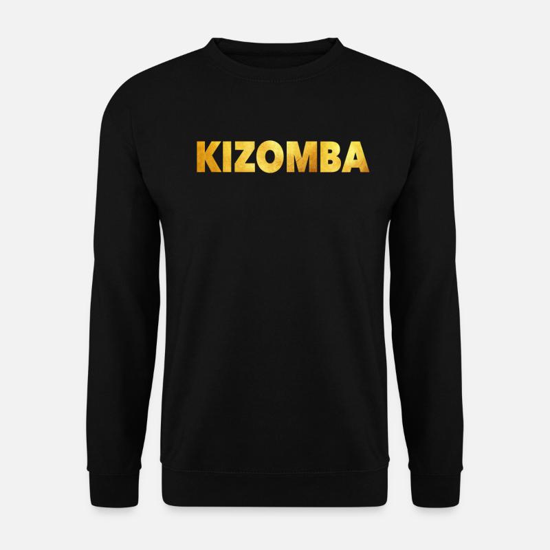 Kizomba GOLD - Kizomba Dance Shirt - Unisex Pullover - Schwarz