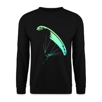 Gleitschirmflieger Nova CP - Unisex Pullover - Schwarz - Vorne - Alina (178cm) & Michal (187cm)
