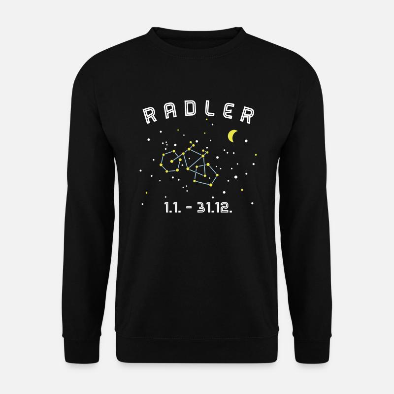 Sternzeichen Radler Fahrrad Sternbild - Unisex Pullover - Schwarz