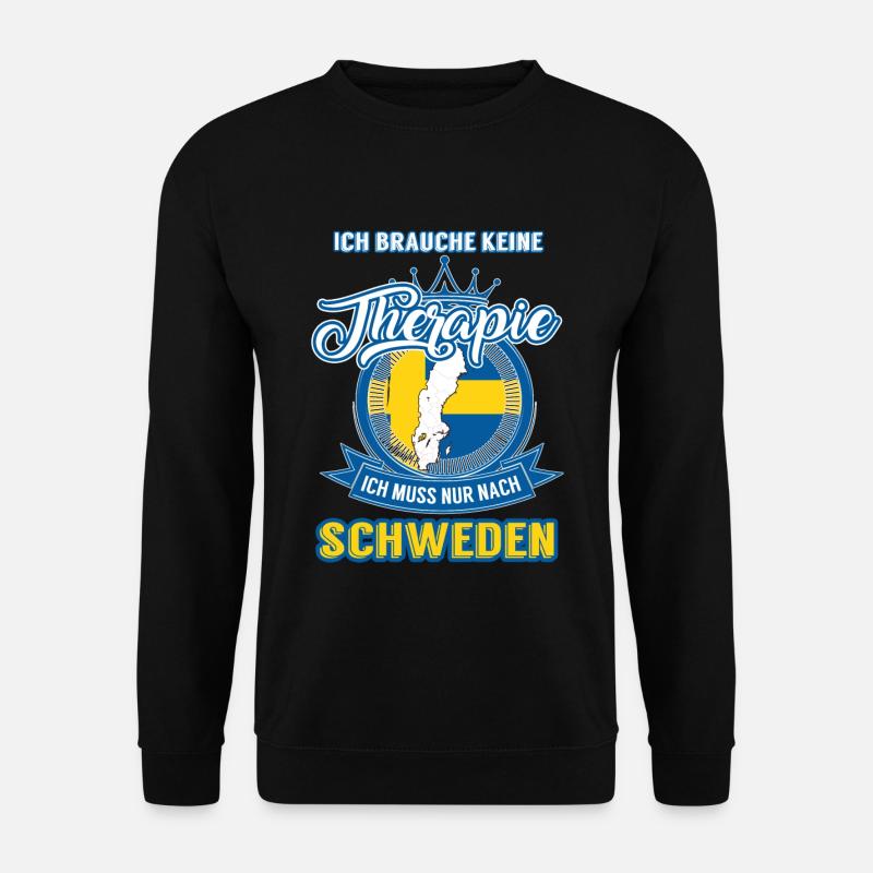 Therapie Schweden - Unisex Pullover - Schwarz